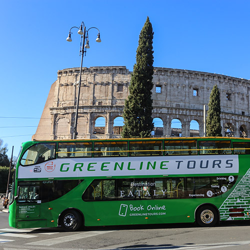 Hop on - Hop Off .Panoramic Rome Bus Tour